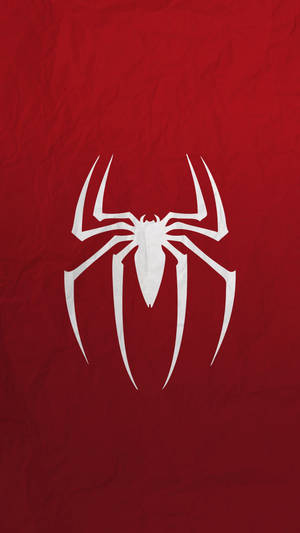 Superhero Logo Of Spider-man Wallpaper