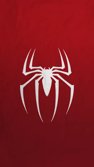 Superhero Logo Of Spider-man Wallpaper