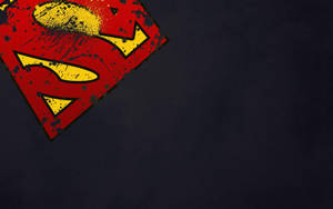 Superhero Logo Of Superman Wallpaper
