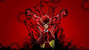 Superhero The Flash Art Wallpaper