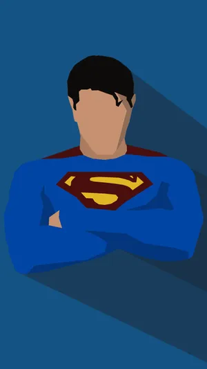 Superman Flat Head Iphone Wallpaper By Spider Maguire Wallpaper