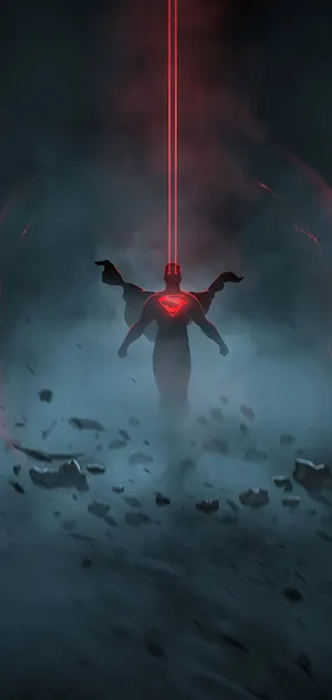 Superman Laser Beam Wallpaper