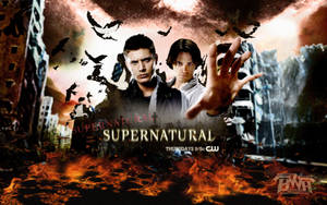Supernatural Dean And Sam Winchester Wallpaper