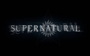 Supernatural Logo With Anti-possession Symbol Wallpaper
