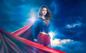 Superwoman In The Sky Wallpaper