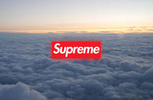 Supreme On Clouds Wallpaper