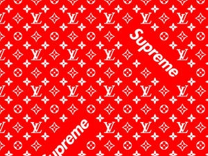 Supreme X Louis Vuitton Cover Wallpaper
