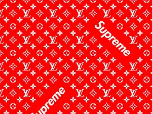 Supreme X Louis Vuitton Cover Wallpaper