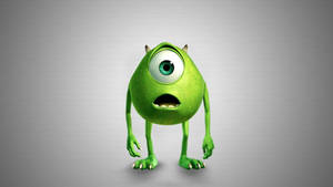 Surprised Mike Wazowski From Monsters University Wallpaper