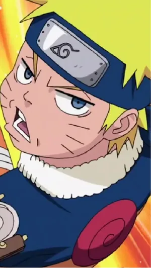 Surprised Naruto Expression Wallpaper
