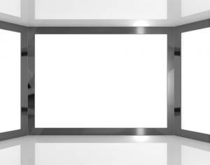 Surreal Light Rays In A Mystical Forest Wallpaper