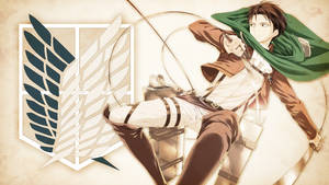 Survey Corps Levi Aesthetic Wallpaper