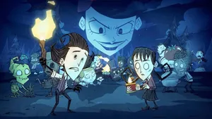 Survive The Wilderness In Don't Starve! Wallpaper