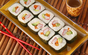 Sushi Japanese Food Wallpaper