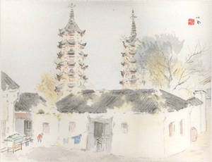 Suzhou's Classic Gardens At Dusk Wallpaper