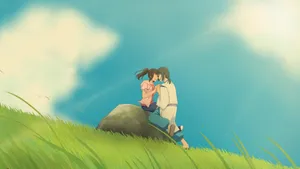 Sweet Haku And Chihiro Spirited Away Wallpaper