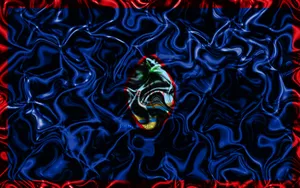 Swirl Guam Flag Wallpaper