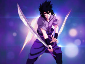Sword Of Kusanagi Sasuke Uchiha Wallpaper