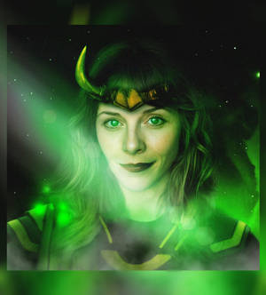 Sylvie Loki Green Eyes Wallpaper