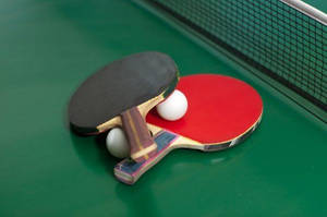 Table Tennis Classic Set Piece Wallpaper