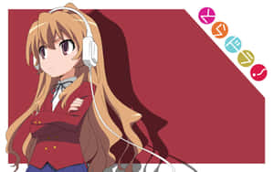 Taiga Aisaka, A Strong-willed High School Student From The Series Toradora! Wallpaper