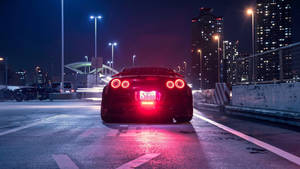 Taillights Black Nissan Gt R 4k Wallpaper