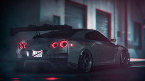 Taillights On Gray Nissan Gt R 4k Wallpaper