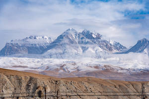 Tajikistan Cold Mountain Wallpaper