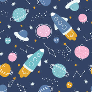Take A Cosmic Journey And Explore A Beautiful World! Wallpaper