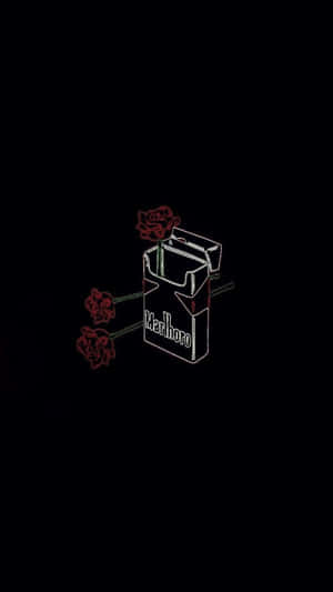 Take A Look At My Phone, My Thoughts Don't Match My Smile. Wallpaper