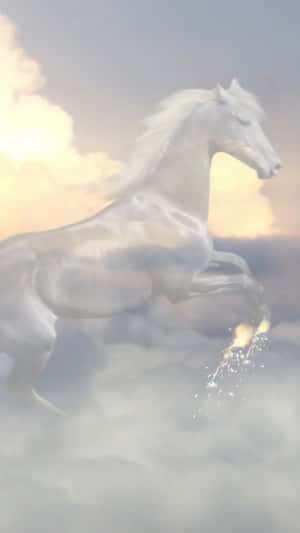 Take A Ride On The Wild Side With This Beautiful Horse Iphone Wallpaper Wallpaper