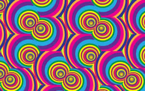 Take A Step Back In Time And Enjoy The Groovy Retro Style Wallpaper
