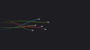 Take Flight With The Minimalist Aero Airplane. Wallpaper
