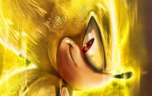 Take Off To An Incredible Journey With Super Sonic! Wallpaper