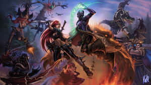 Take Your League Of Legends Experience To The Next Level With Hd Graphics Wallpaper