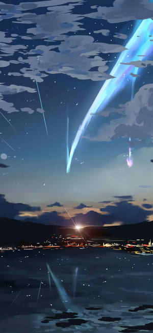 Taki And Mitsuha Kimi No Na Wa Phone Wallpaper