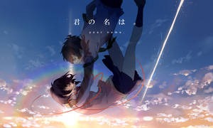 Taki Mitsuha Falling Your Name Anime 2016 Wallpaper