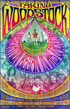 Taking Woodstock Movie Poster Wallpaper