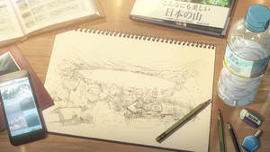 Taki’s Sketchbook Your Name 4k Wallpaper