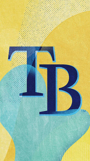 Tampa Bay Rays Initials Art Wallpaper