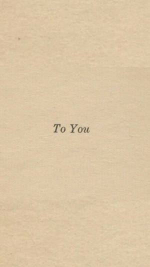 Tan Aesthetic With Quotation Wallpaper