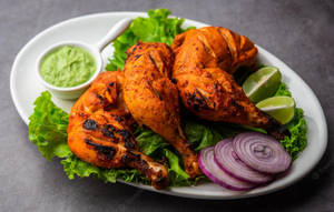 Tandoori Chicken With Wasabi Wallpaper