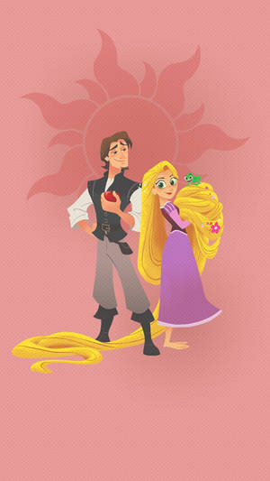 Tangled Cartoon Art Wallpaper