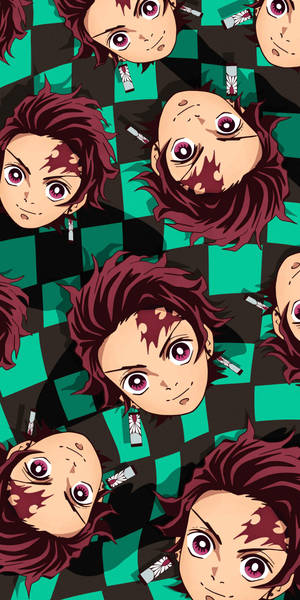 Tanjiro Aesthetic Art Wallpaper