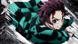 Tanjiro Kamado, Protagonist Of The Demon Slayer Manga Series Wallpaper