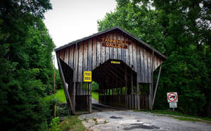 Tannehill Valley Historical Bridge In Alabama Wallpaper