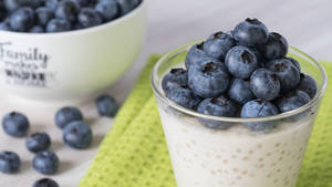 Tapioca Blueberry Pudding Wallpaper