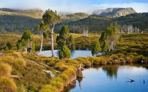 Tasmania Two Ponds Wallpaper