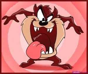 Tasmanian Devil Taz Looney F3 Wallpaper Wallpaper