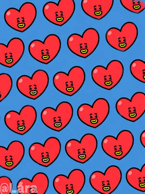 Tata Pattern Bt21 Wallpaper